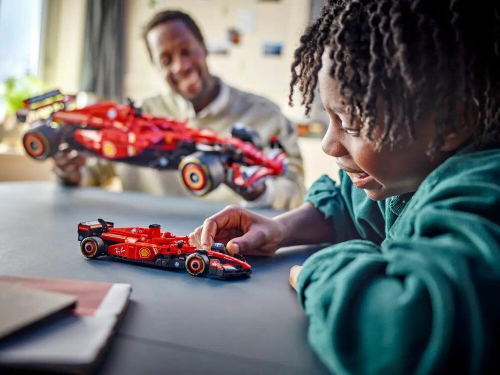 LEGO 77242 Speed Champions Bolid F1 Ferrari SF-24 275 elementów 4 cm wysokości, 20 cm długości i 7 cm szerokości