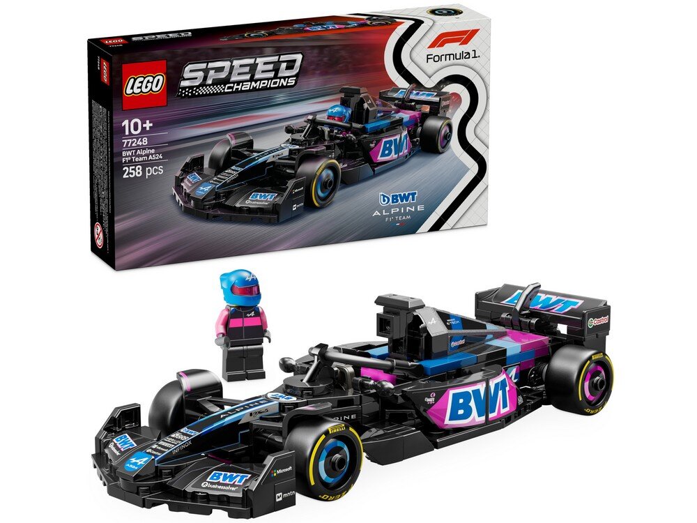 LEGO 77248 Speed Champions Bolid F1 BWT Alpine Team A524 Zestaw