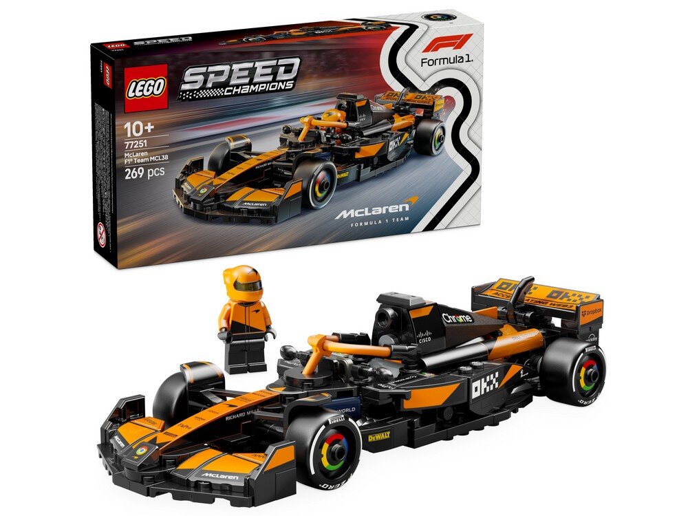 LEGO 77251 Speed Champions Bolid F1 McLaren Team MCL38 Zestaw
