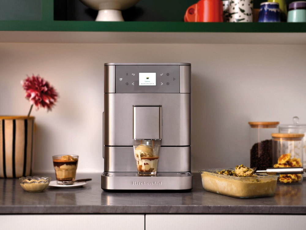 Ekspres KITCHENAID KF6 5KES8556ESX 4 profile użytkowników zapis ustawienia moc temperatura składniki preferencje możliwości