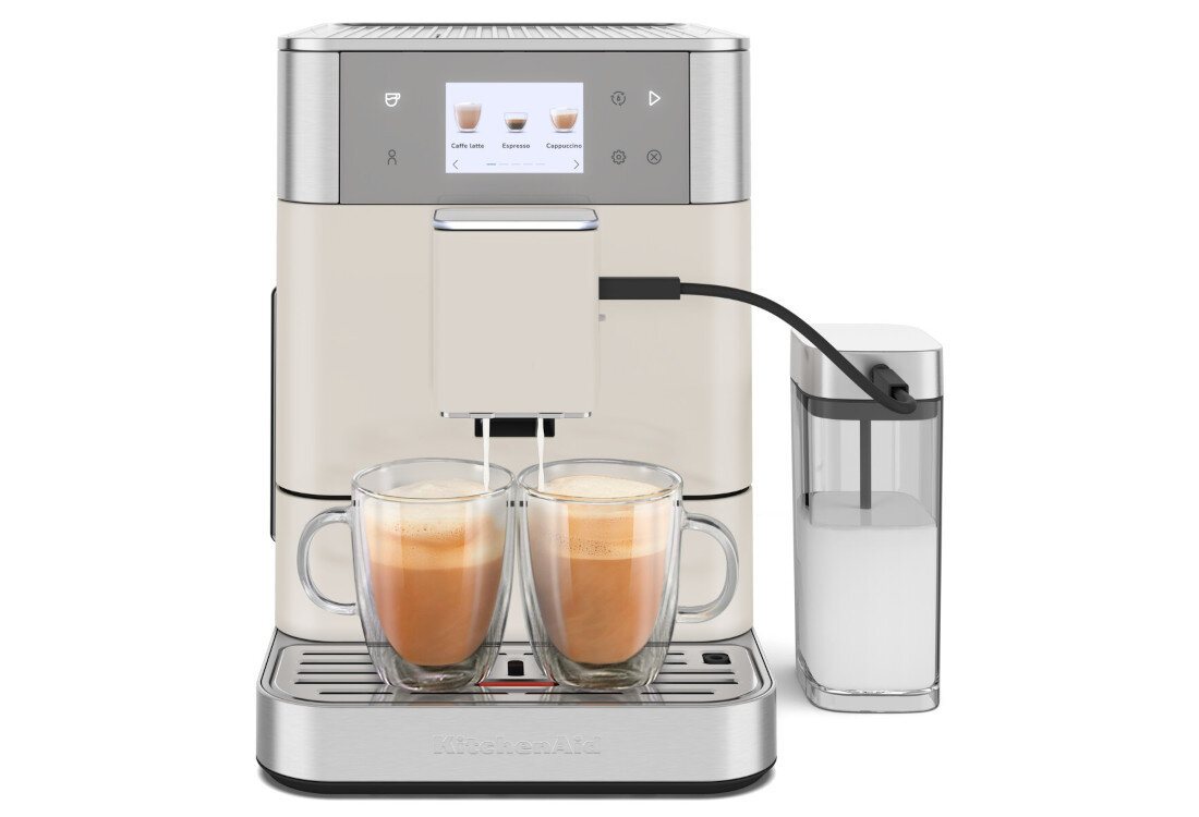 Ekspres KITCHENAID KF7 5KES8557EPL Styl, moc i trwałość Metalowa konstrukcja ciśnienie aromat smak design