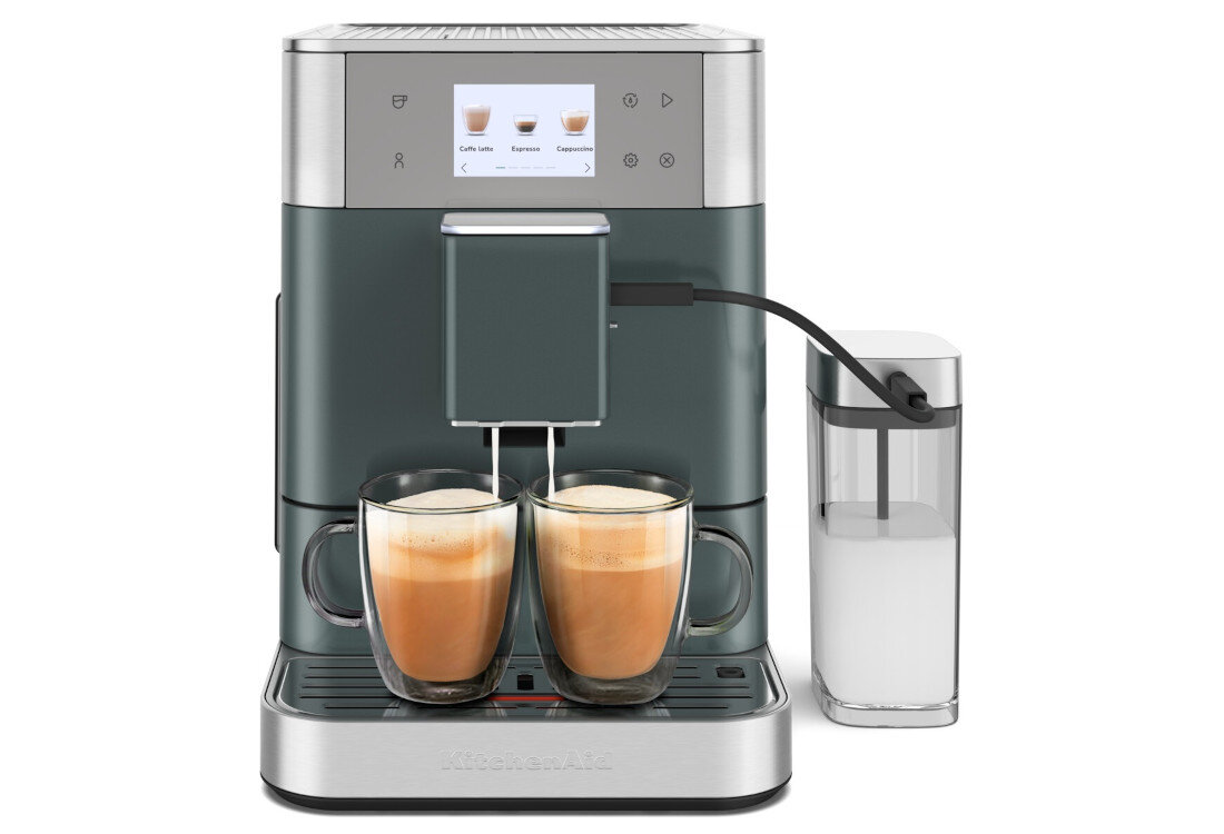 Ekspres KITCHENAID KF7 5KES8557EJP Styl, moc i trwałość Metalowa konstrukcja ciśnienie aromat smak design