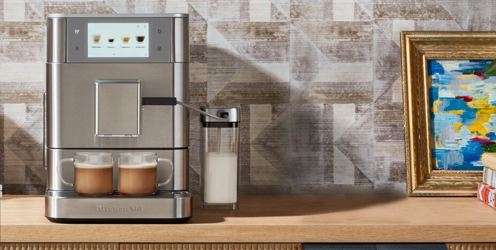 Ekspres KITCHENAID KF8 5KES8558ESX 4 profile użytkowników preferencje ustawienia moc temperatura ilość