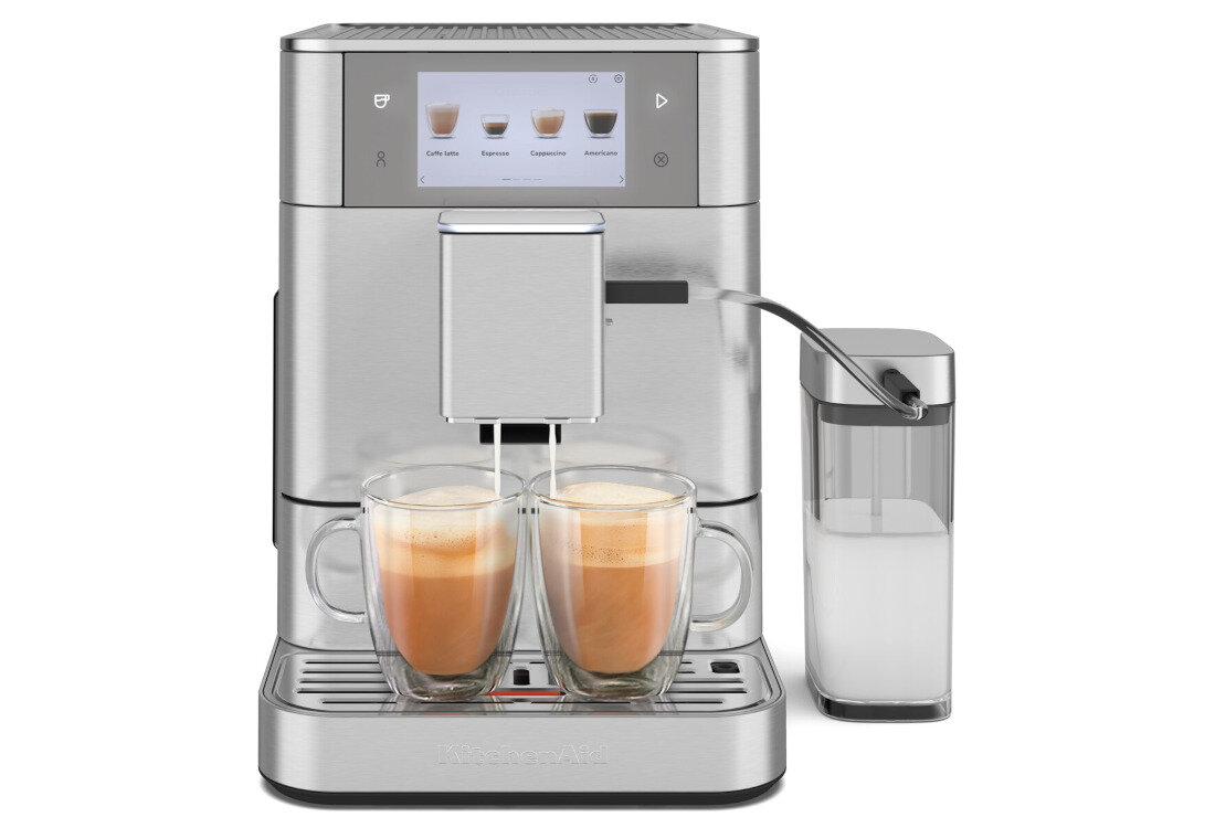 Ekspres KITCHENAID  KF8 5KES8558ESX Styl, moc i trwałość Metalowa konstrukcja ciśnienie aromat smak design