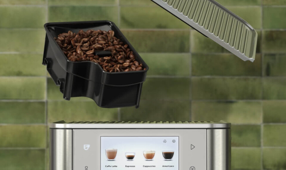 Ekspres KITCHENAID KF8 5KES8558EJP Świeżo mielona kawa Wbudowany młynek regulacja precyzja ziarna dostosowanie grubość napój automatyczne usuwanie resztek