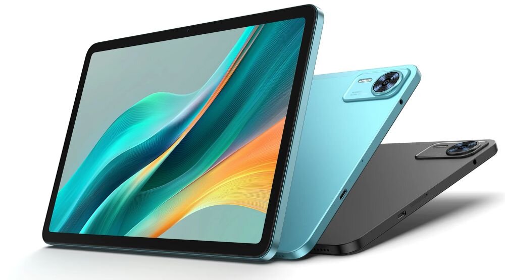 Tablet DOOGEE T36 - kolorystyka tablet, design, rozrywka, czarny, niebieski 