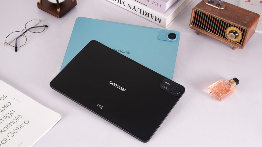 Tablet DOOGEE T36 - kolory, obiektywy, szczegolowosc, aparaty, przednia i tylna kamera