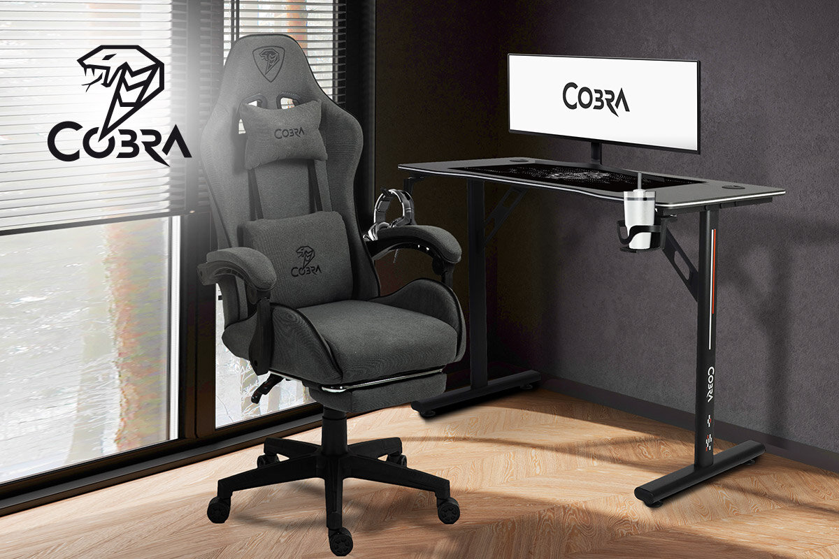COBRA CR2050BK w kolorze czarnym, fotel cobra w kolorze czarnym