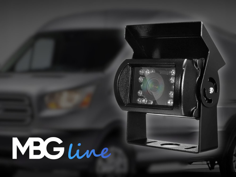 MBG LINE AC-5880 kamera na tle auta dostawczego