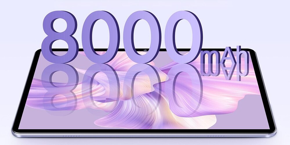 Tablet OUKITEL OT6 wizualizacja pojemności baterii  