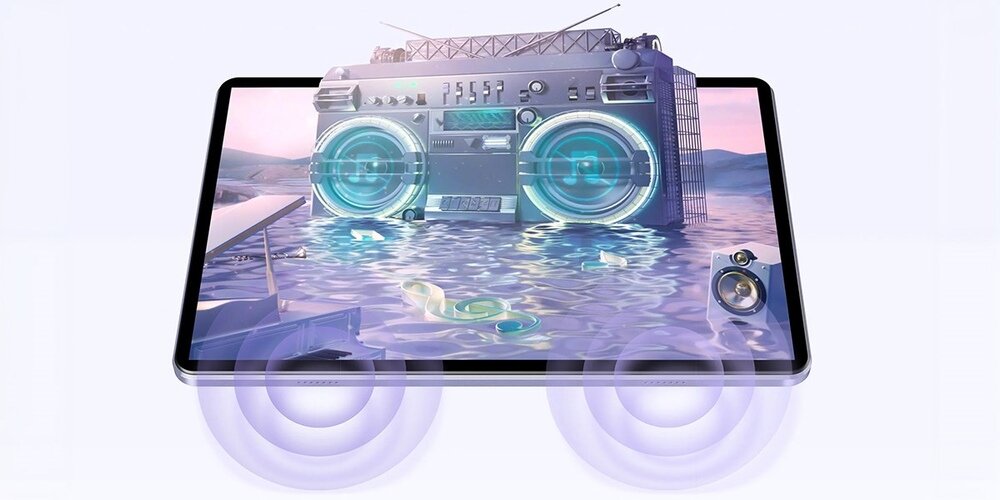 Tablet OUKITEL OT6 wizualizacja dźwięku  