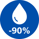 90% mniej tłuszczu 90% mniej tłuszczu