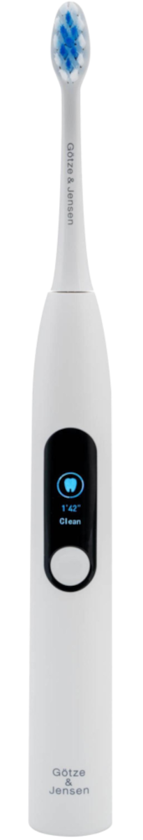 Szczoteczka soniczna GÖTZE & JENSEN ST300 na przezroczystym tle