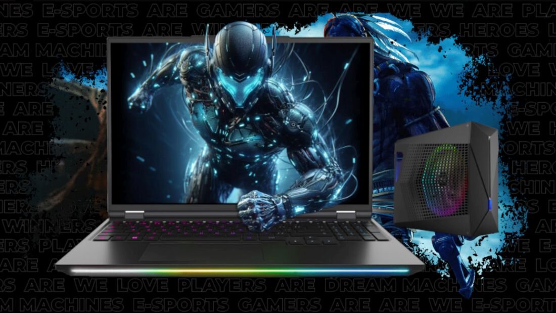 Laptop DREAMMACHINES RT5090 - Laptop DREAMMACHINES RT5090 z Dream Waterfall, stworzony dla entuzjastów gier komputerowych. Wi-Fi 6E Kamera internetowa FHD & IR