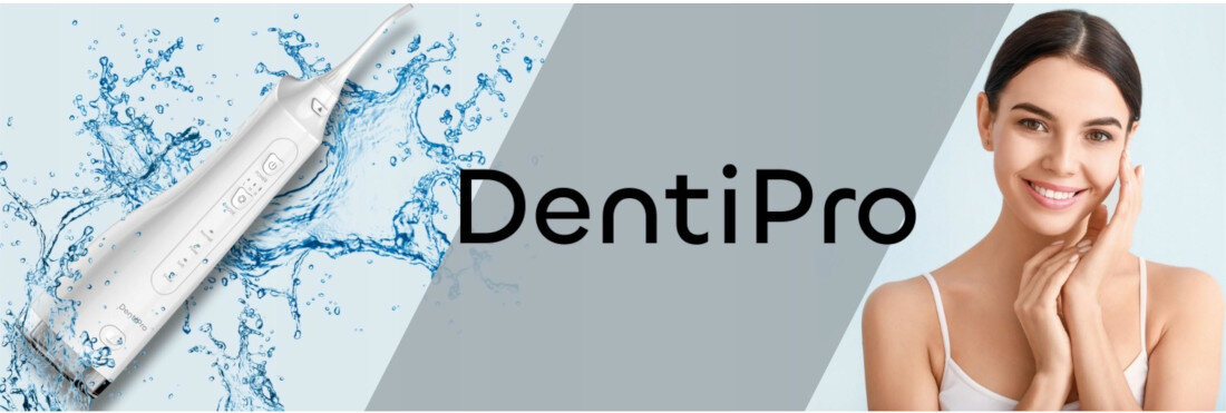 Irygator ALPHA DentiPro SWF-03 Biały wygląd design tło prezentacja wizualizacja lifestyle Higiena jamy ustnej