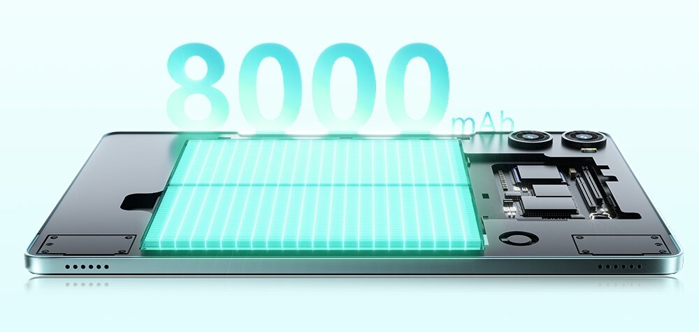 Tablet OUKITEL OT9 wizualizacja baterii