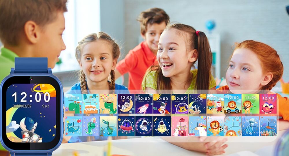 Smartwatch BEMI Kizzo różne tarcze na zegarkach