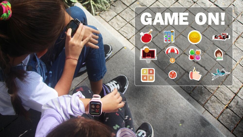 Smartwatch BEMI Kizzo ikony gier
