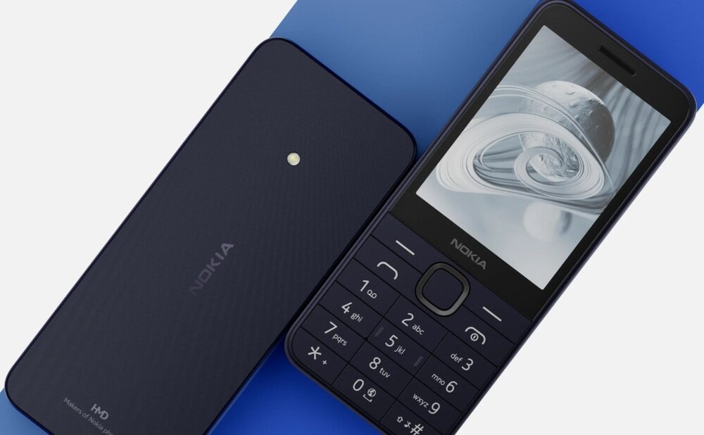 Telefon NOKIA 215 2024 4G DS przód i tył talefonu opis