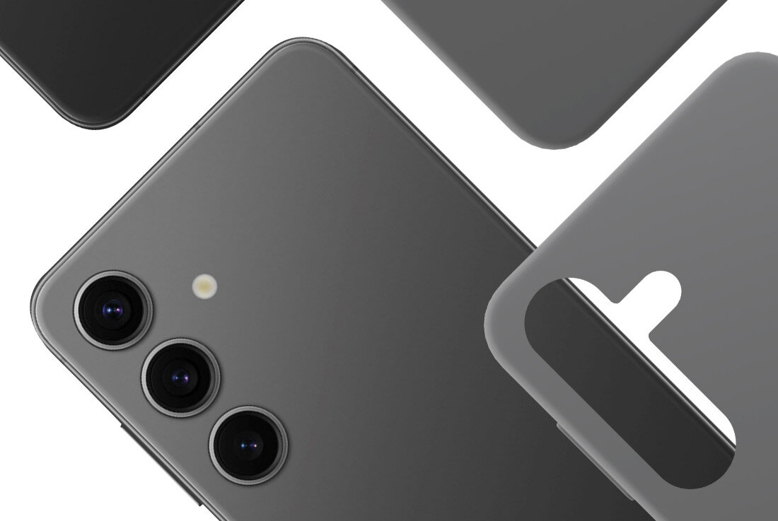 Etui 3MK Silicone Guardx do Samsung Galaxy S25 Szary właściwości kurz zabrudzenia Zawsze czysty i elegancki