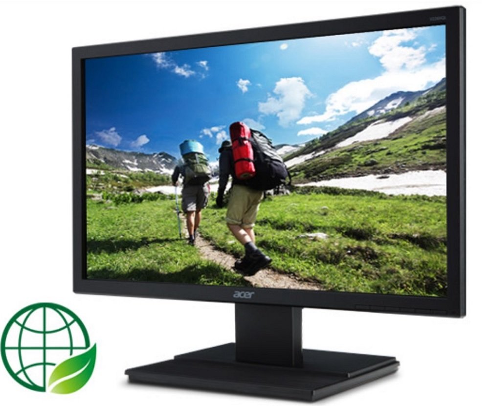 Monitor Acer V246HLBD ekologiczny Acer EcoDisplay pozbawiony rtęci materiały z recyklingu