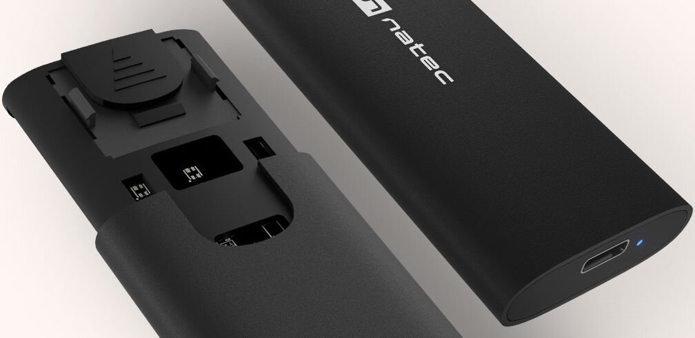 Obudowa dysku NATEC Rhino Lite NKZ-2286 technologie UASP i TRIM SSD M.2 NVMe/PCIe Wytrzymała i minimalistyczna konstrukcja