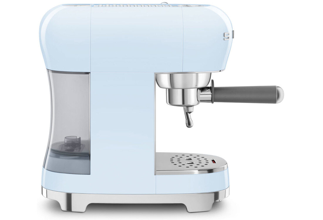 Ekspres SMEG ECF02PBEU Oszczędność miejsca wymiary przewód długość szerokość porządek