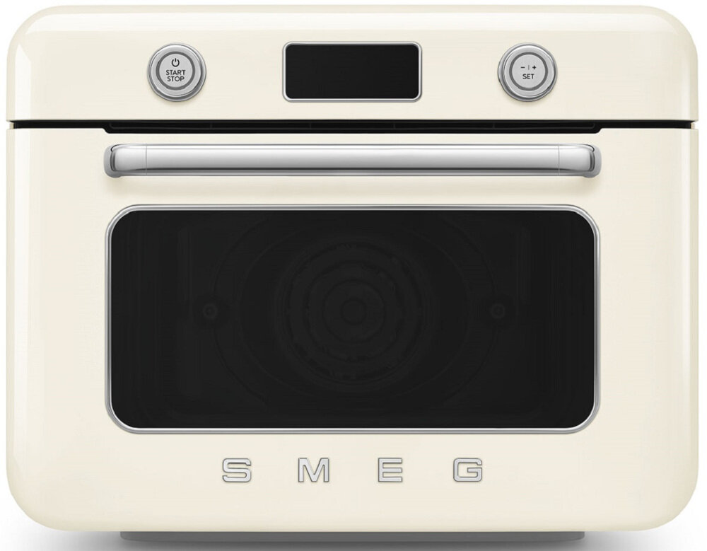 Piekarnik SMEG COF01CREU Kremowy Wielozadaniowe wsparcie w kuchni design tło prezentacja wizualizacja