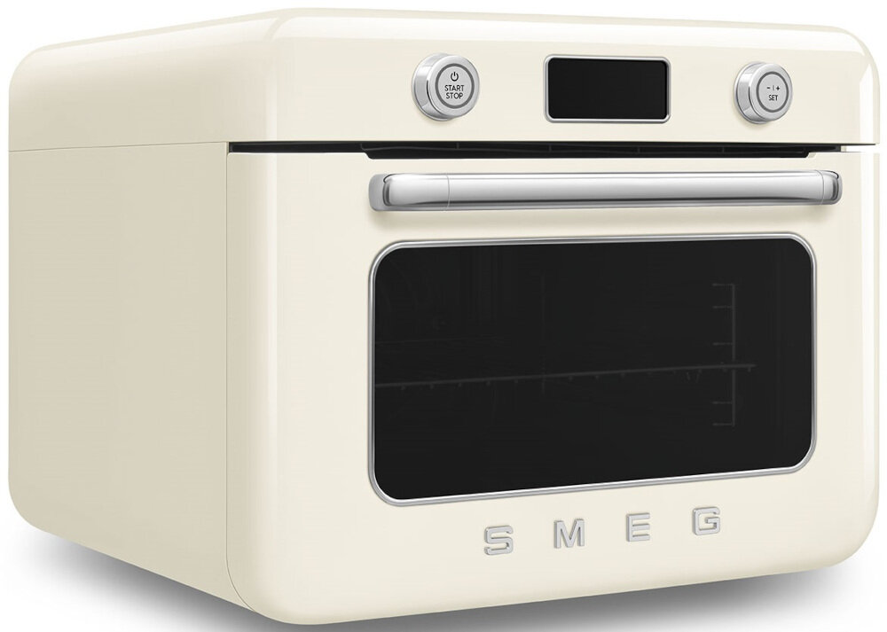 Piekarnik SMEG COF01CREU Kremowy Gotowanie z parą Funkcja Pure Steam combi steam składniki odżywcze naturalny aromat potraw