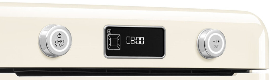 Piekarnik SMEG COF01CREU Kremowy Intuicyjne sterowanie i wyświetlacz Kolorowy ekran LCD wygodne pokrętła i przyciski sygnały dźwiękowe czy zegar dostosowanie preferencje