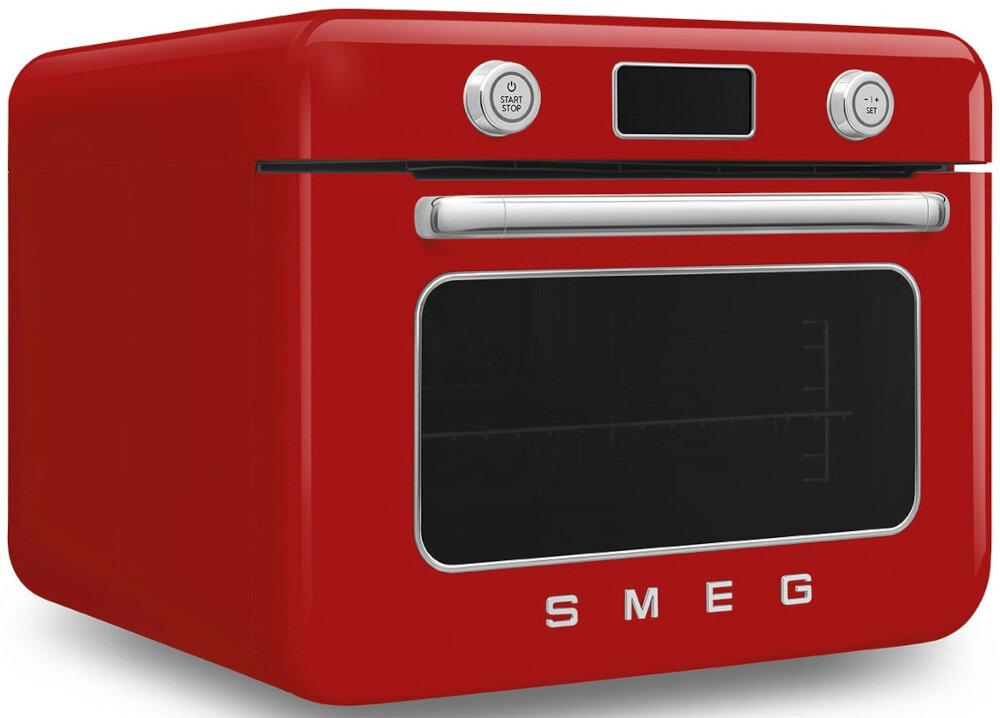 Piekarnik SMEG COF01RDEU Czerwony Gotowanie z parą Funkcja Pure Steam combi steam składniki odżywcze naturalny aromat potraw