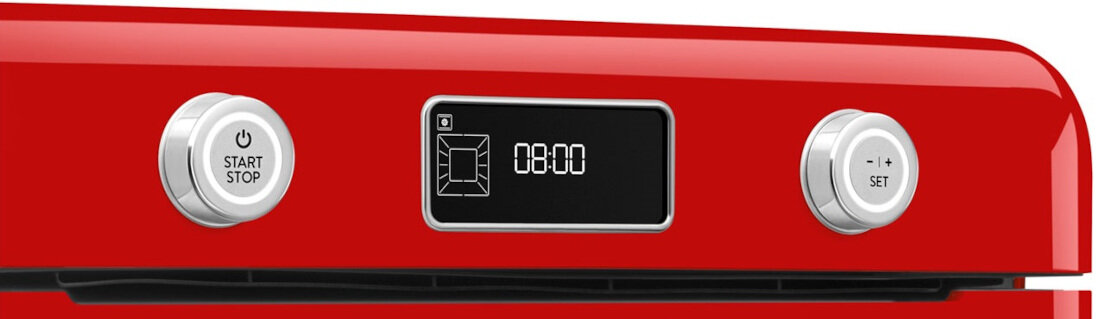 Piekarnik SMEG COF01RDEU Czerwony Intuicyjne sterowanie i wyświetlacz Kolorowy ekran LCD wygodne pokrętła i przyciski sygnały dźwiękowe czy zegar dostosowanie preferencje