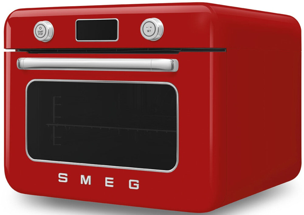 Piekarnik SMEG COF01RDEU Czerwony oszczędność miejsca  50 cm szerokości 26 kg wagi moc temperatura profesjonalne efekty
