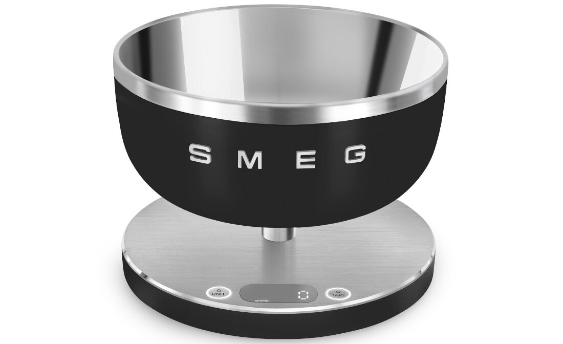 Waga kuchenna SMEG KSC01BLMWW design tło prezentacja wizualizacja Precyzja i styl w Twojej kuchni