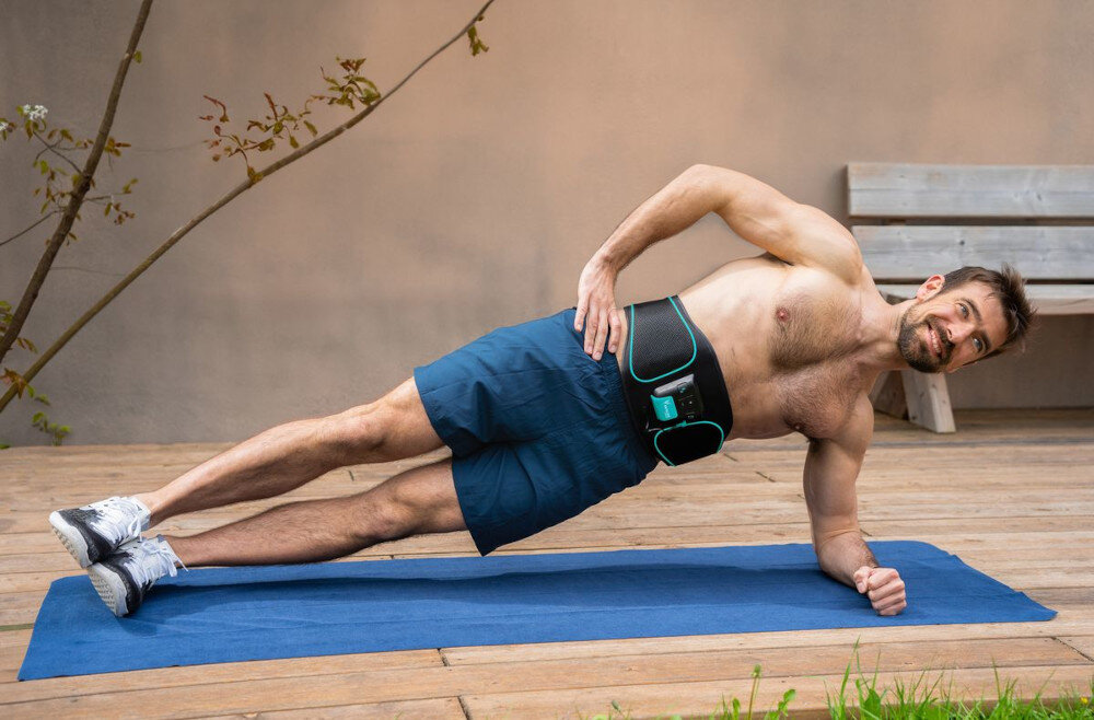 Elektrostymulator BEURER Corefit I wygląd prezentacja wizualizacja design Trening mięśni core z wygodą