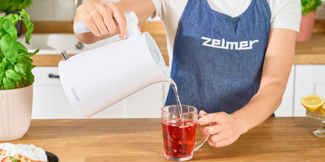 Czajnik ZELMER ZCK7020 Biały Styl i moc w Twojej kuchni moc elegancki design pojemność minimalistyczny wygląd Wydajność i styl