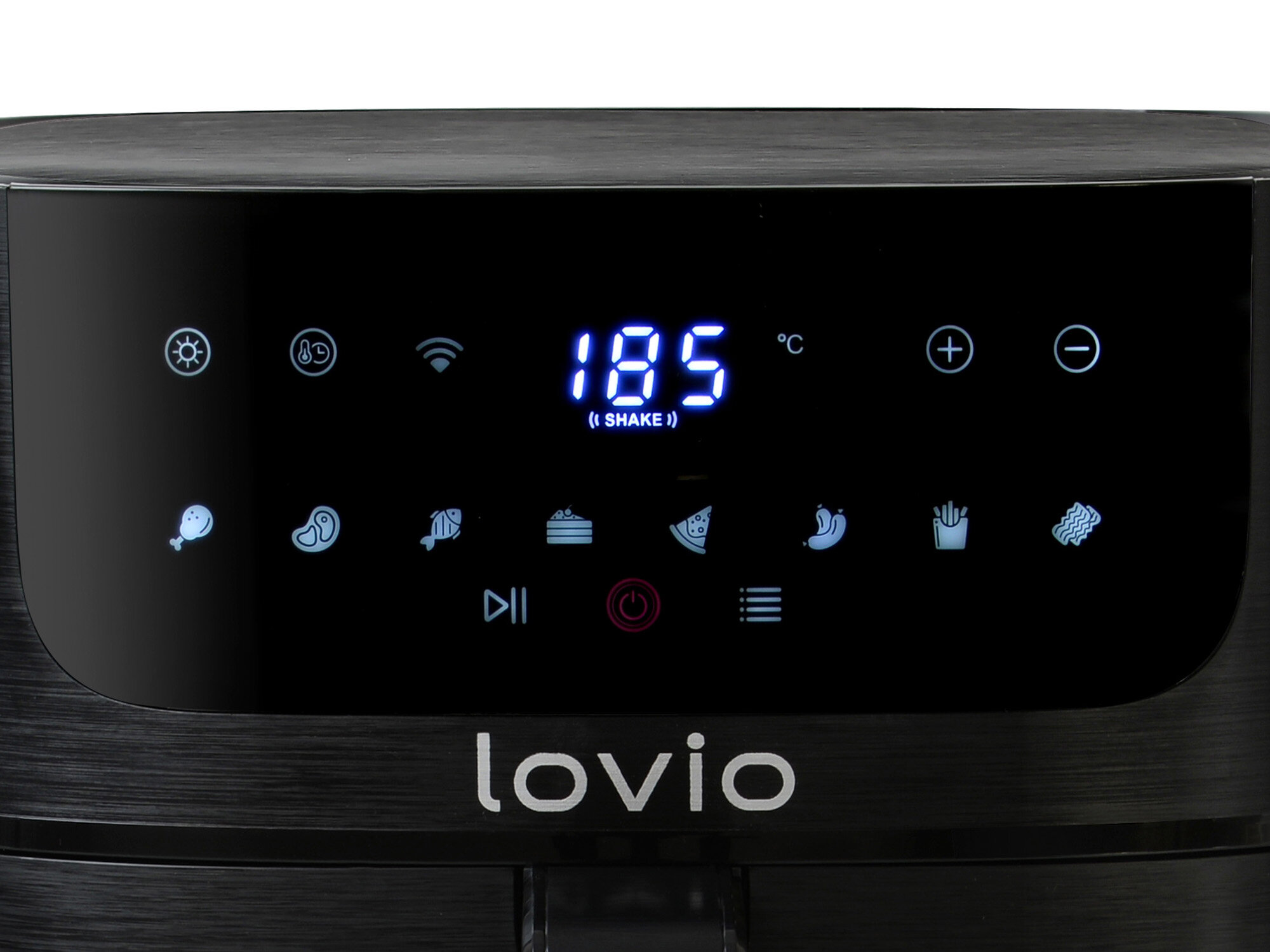 Air Fryer Frytkownica beztłuszczowa LOVIO HOME PureFry XL LVAF002BK dotykowy panel ,łatwa obsługa, szybki dostęp