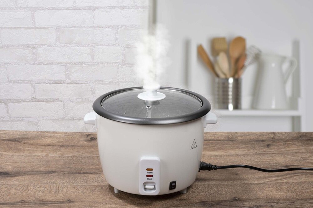 Ryżowar ALPINA A112 automatyczny program gotowania, kontrola czasu i temperatury, sypki ryż, równomierne gotowanie