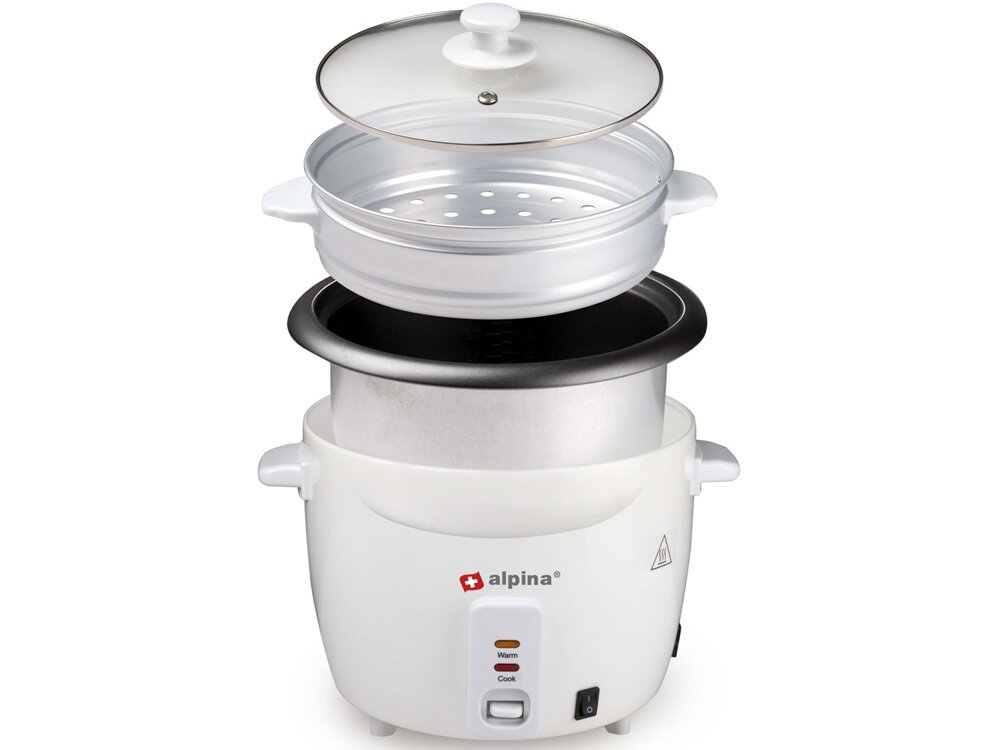 Ryżowar ALPINA A112 nieprzywierająca powłoka, ograniczenie przywierania, szybkie mycie misy