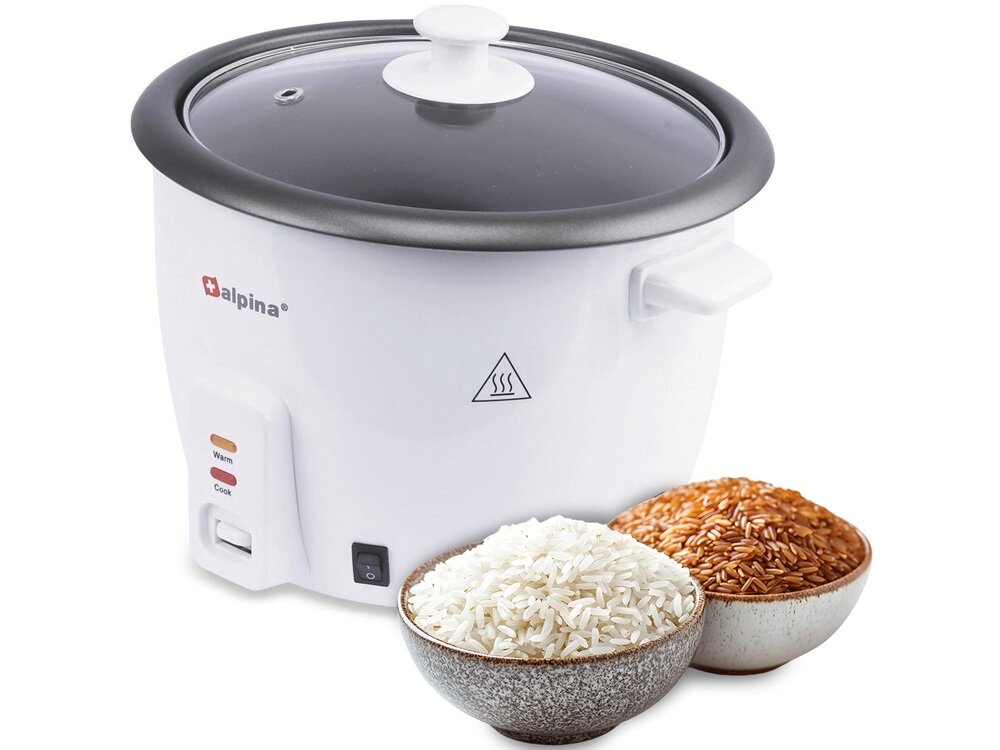 Ryżowar ALPINA A115 lampka kontrolna, antypoślizgowe nóżki, stabilne urządzenie