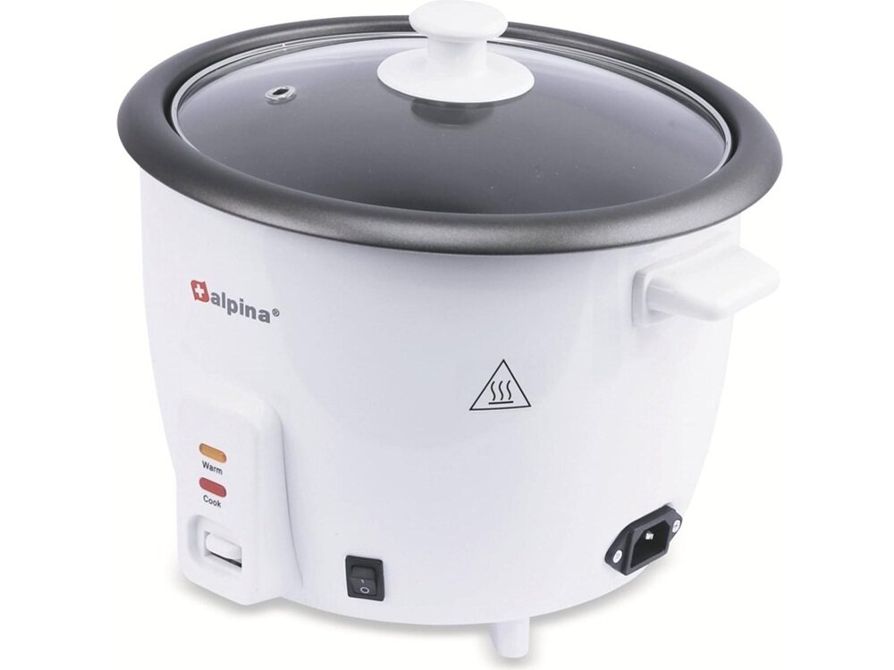 Ryżowar ALPINA A115 miarka, łatwiejsze zachowanie proporcji, szpatułka, kompaktowe wymiary