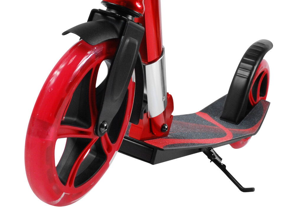 Hulajnoga INDIANA R1 LED Czerwony stabilność nierownosci