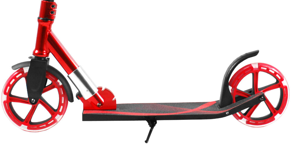 Hulajnoga INDIANA R1 LED Czerwony kola guma