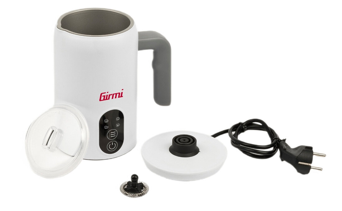 Spieniacz do mleka GIRMI ML53 wygląd design prezentacja wizualizacja tło Komfortowe napoje mleczne w domu