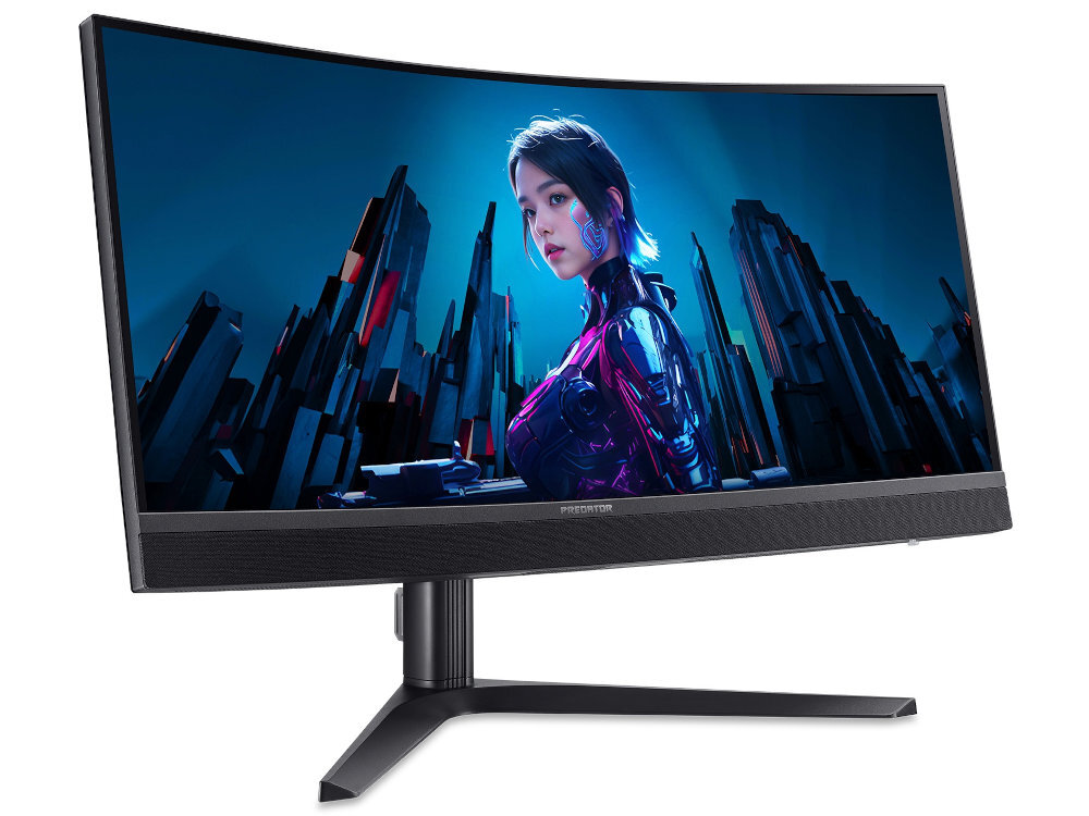 ACER Predator X34 V3 MiniLED Local Dimming z 2304 strefami głęboką czerń wyrazistą biel wysoki kontrast podświetlenie strefowe