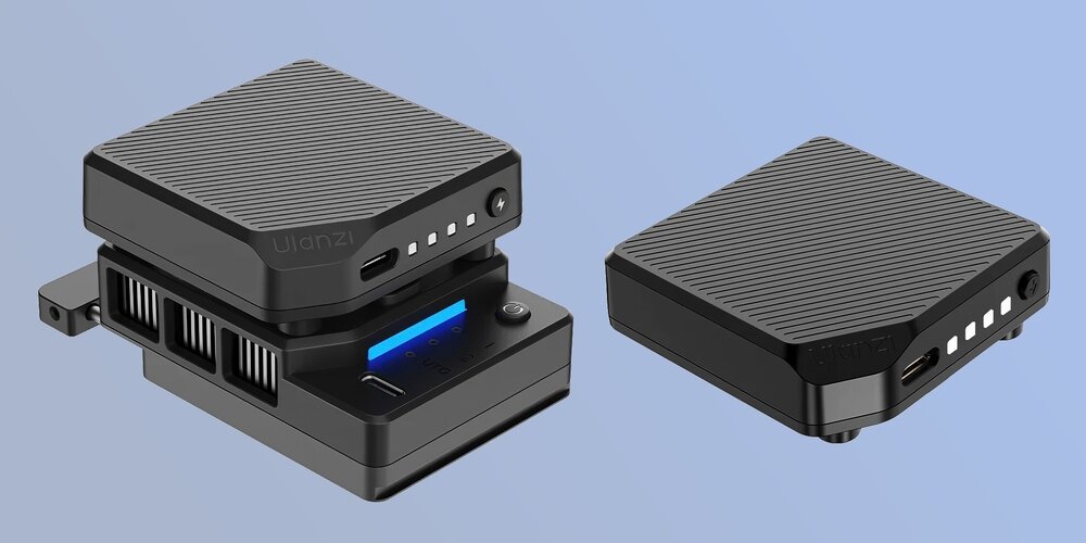 Wentylator chłodzący Ulanzi CU01 Kit z zamontowanym magnetycznym akumulatorem