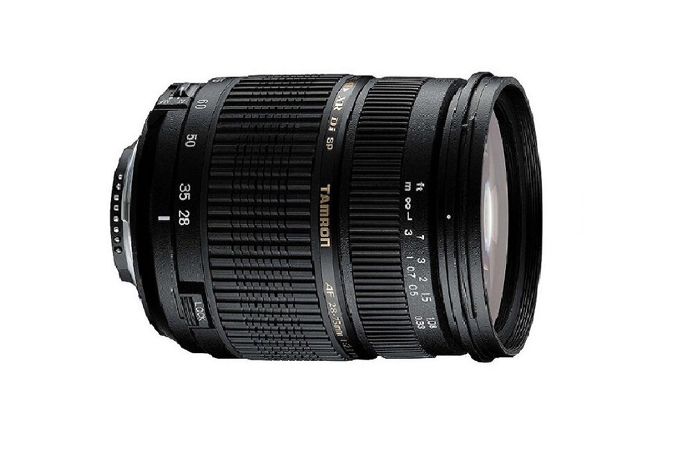 Obiektyw TAMRON AF DI 28 7 5 mm Nikon praktyczne możliwości linia SP szkło XR ASL szkło LD ostrość