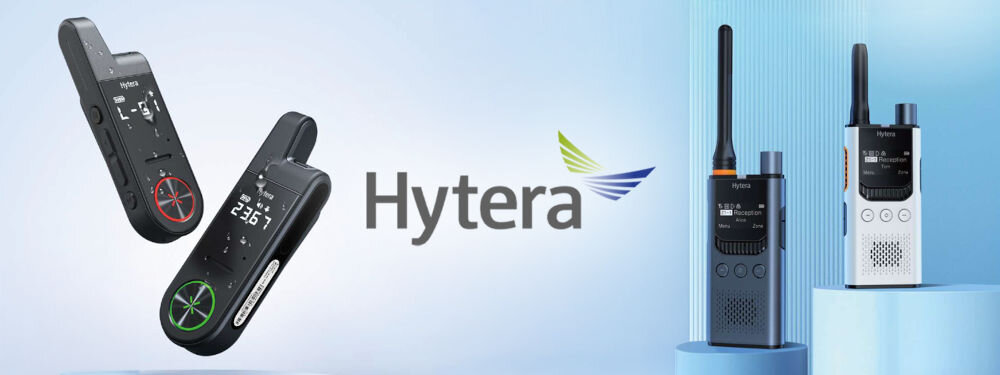 Radiotelefon HYTERA S1 Mini UA - Radiotelefon dla wymagających, Radiotelefon pokazany pod skosem
