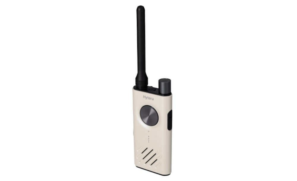 Radiotelefon HYTERA S1 UHF - Solidna konstrukcja, Radiotelefon po skosie