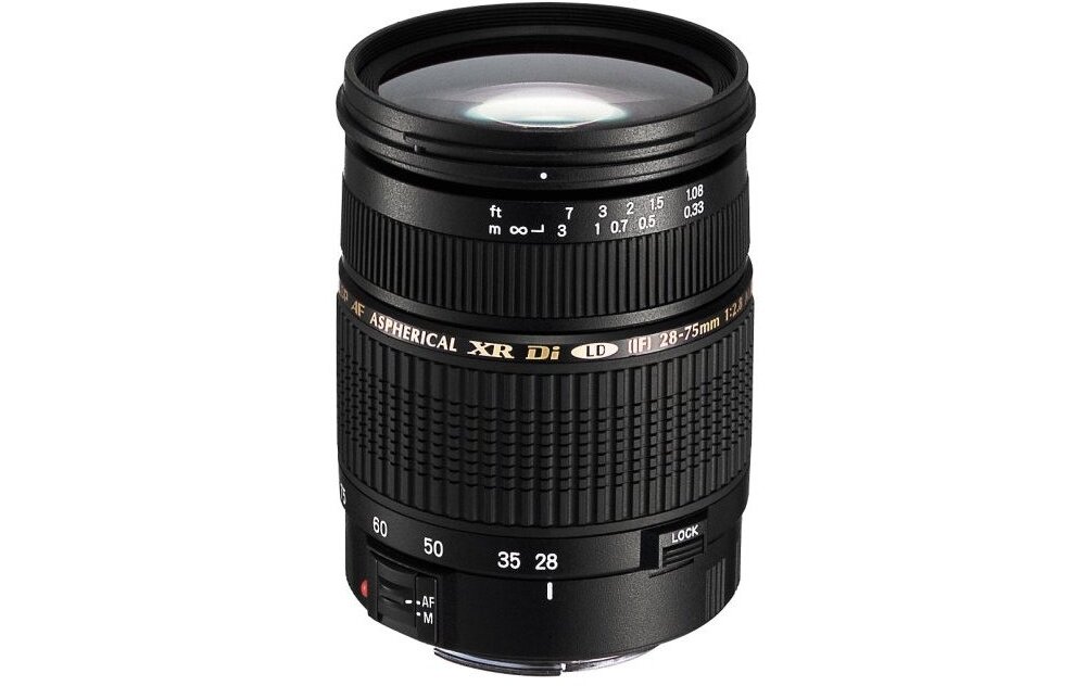 Obiektyw TAMRON SP AF 28-75 mm F-2.8 XR Di LD Asp. [IF] Macro   mocowanie przysłona zdjęcia 
